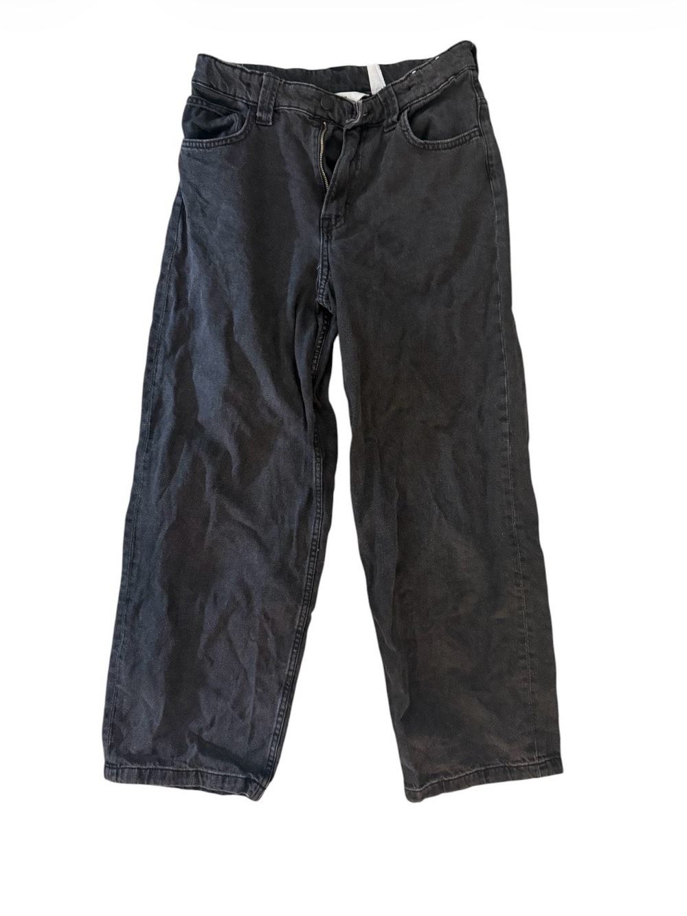 H&M Baggy Black Washed Jeans